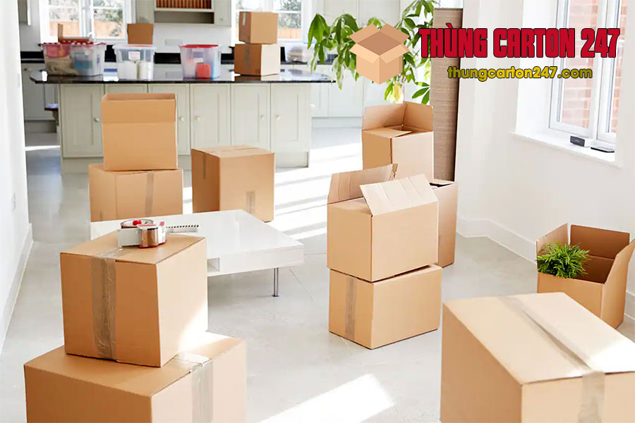 Thùng carton chuyển nhà đa dạng kích thước