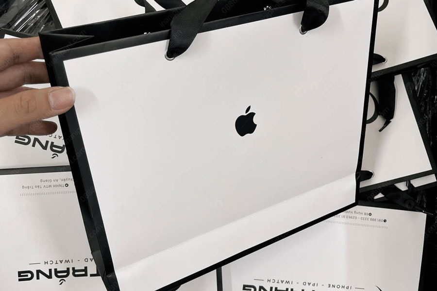 Túi giấy đựng điện thoại in logo thương hiệu giúp quảng bá sản phẩm