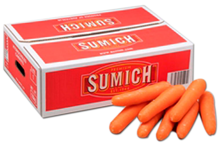 Thùng carton đựng cà rốt