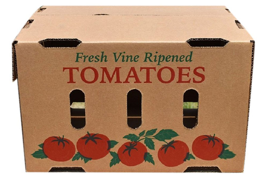 Thùng carton đựng cà chua xuất khẩu