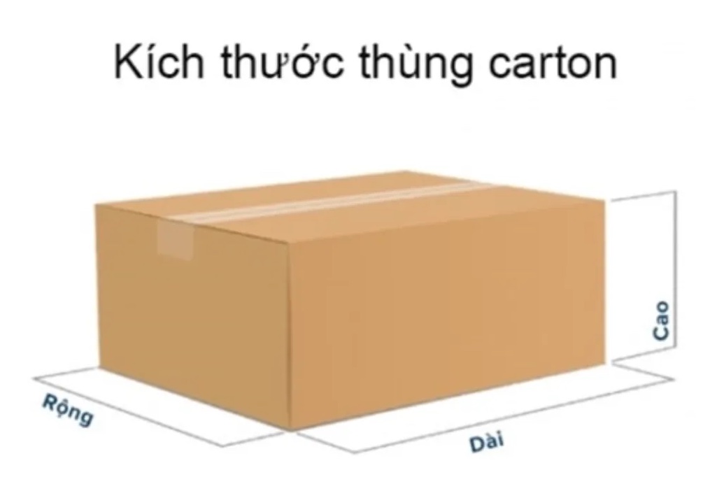 Kích thước thùng carton